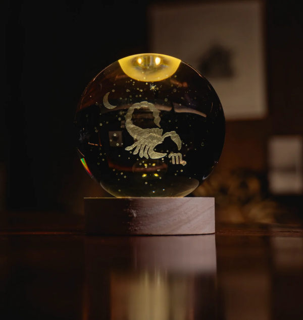 Esfera de Cristal Signo Zodiacal